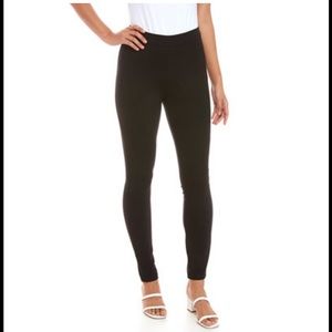 NWOT Philosophy black ponte leggings, size xs